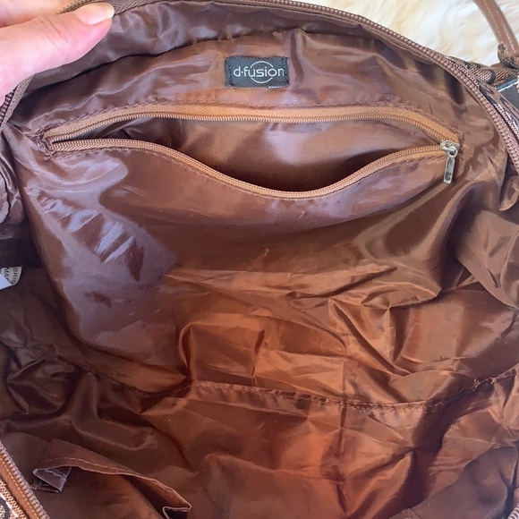 VINTAGE🧚‍♀️D-FUSION Rare Find Patchwork Large Size Handbag - Picture 9 of 14